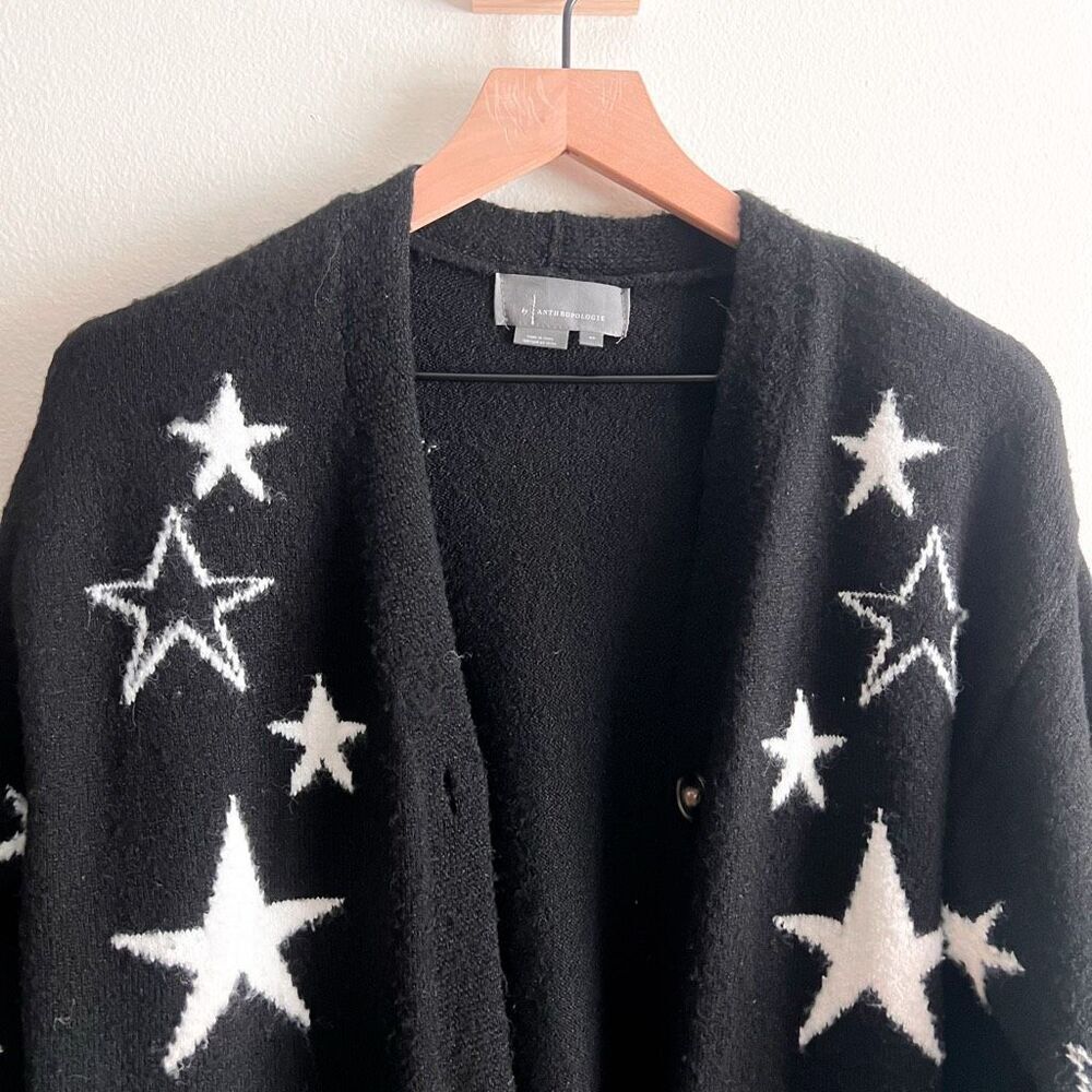 Anthropologie Stars Longline Cardigan Size XS - Picture 5 of 9